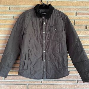 Men’s Brixton dark gray/dark green bomber jacket size small